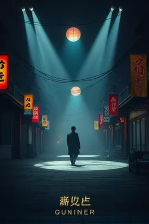 星轨彼岸科幻剧海报，观测舱窗外划过一串流星