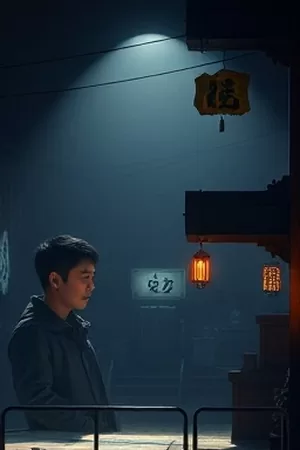 旧物新生节目海报，缝纫机旁摊开的旧衬衫与针线